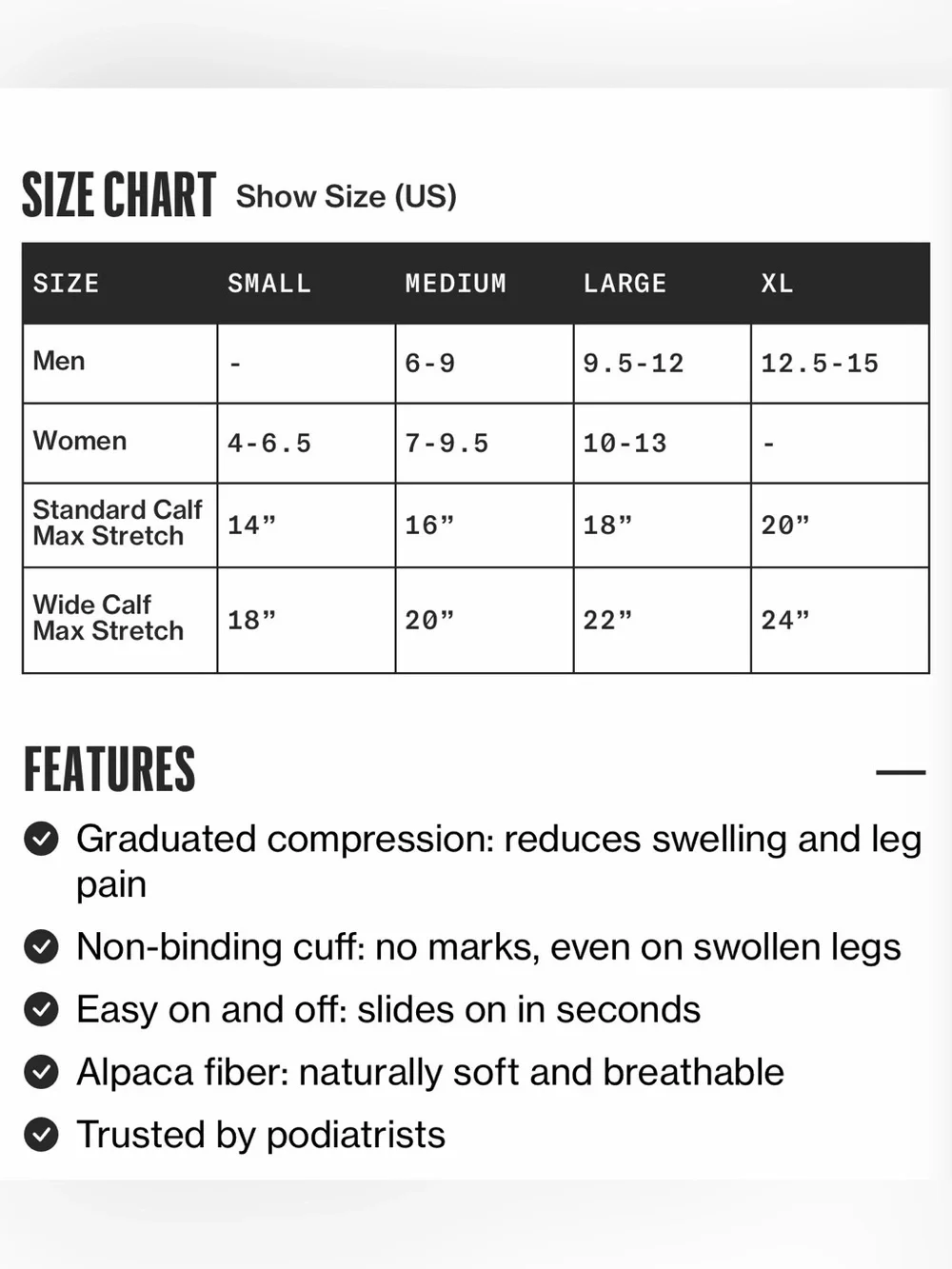 Hollow Performance Alpaca Compression Socks - Gray - Men